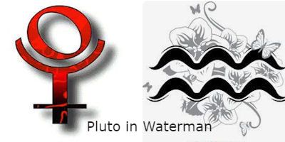 Pluto in Waterman